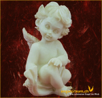 Engelfigur sitzend (Figur 1) Höhe: 8 cm
