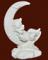 Preview: Engel schlafend im Halbmond (Figur 1) Höhe:12,5 cm