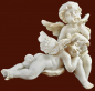 Preview: Engelpaar auf Kante sitzend (Figur 3) Höhe: 6 cm