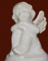 Preview: Engel-Glocke Keramik braun Höhe: 13 cm