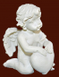 Preview: Engel sitzend mit Herz (Figur 2) Höhe: 5 cm