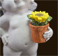 Preview: IGOR mit Blumentopf (Figur 3) Höhe: 24 cm