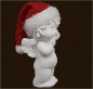 Preview: IGOR mit Santa-Mütze (Figur 1) Höhe: 11 cm