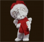 Preview: IGOR mit Santa-Mütze (Figur 4) Höhe: 12 cm