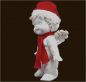 Preview: IGOR mit Santa-Mütze (Figur 1) Höhe: 18 cm