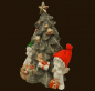 Preview: IGOR und OLGA mit Weihnachtsbaum Höhe: 16 cm