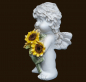 Preview: IGOR mit Sonnenblumen (Figur 8) Höhe: 7 cm