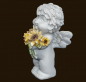 Preview: IGOR mit Sonnenblumen (Figur 10) Höhe: 7 cm