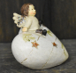 Preview: Engel auf Herzstein weiss (Figur 2) Höhe: 9 cm