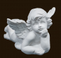 Preview: Engel liegend weiss (Figur 1) Höhe: 9 cm