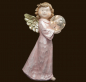 Preview: Engel mit LED-Kugel Höhe: 41 cm