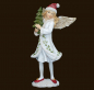 Preview: Nostalgie-Engel mit Tannenbäumchen (Figur 2) Höhe: 14 cm