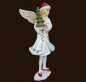 Preview: Nostalgie-Engel mit Tannenbäumchen (Figur 2) Höhe: 14 cm