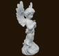 Preview: Engel betend stehend mit Kreuz (Figur 1) Höhe: 29 cm