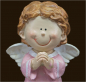 Preview: Engel auf Buch mit Teelicht (Figur 1) Höhe: 10 cm