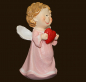 Preview: Engel rosa mit «LOVE»-Herz Höhe: 8 cm