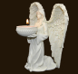 Preview: Engel auf Knie Teelichthalter Höhe: 18 cm