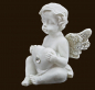 Preview: Engelchen mit Herz (Figur 1) Höhe: 4,5 cm