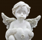 Preview: Engelchen mit Herz (Figur 1) Höhe: 4,5 cm