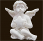 Preview: Engelchen sitzend mit Stern (Figur 2) Höhe: 5 cm