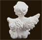 Preview: Mini-Herz-Engel (Figur 1) Höhe: 4 cm