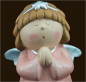 Preview: Engel betend rosa Höhe: 22 cm