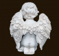 Preview: Engel betend knieend Höhe: 14 cm