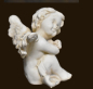 Preview: Sitzendes Engelchen antikweiss (Figur 1) Höhe: 6 cm