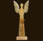 Preview: Engelfigur aus Holz Höhe: 45 cm