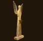 Preview: Engelfigur aus Holz Höhe: 45 cm