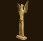 Preview: Engelfigur aus Holz Höhe: 45 cm