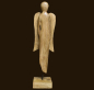 Preview: Engelfigur aus Holz Höhe: 27 cm