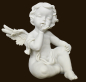 Preview: Engel sitzend mit Kusshand Höhe: 20 cm
