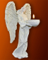 Preview: Engel stehend Teelichthalter Höhe: 23 cm
