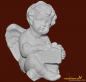 Preview: Engelchen mit Herz-Geschenk Höhe: 4,5 cm