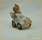 Preview: Mini-Engel in Auto mit Herz Höhe: 4 cm