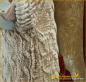 Preview: Engel Wollkleid beige Höhe 42 cm