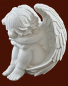 Preview: Engel mit geneigtem Kopf (Figur 1) Höhe: 17 cm
