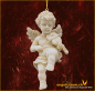 Preview: Engelfigur mit Geige zum Aufhängen Höhe: 12 cm