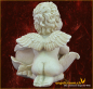 Preview: Engel mit Teelicht Höhe: 7,5 cm Breite 10 cm