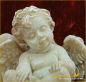 Preview: Kleiner Engel in Muschel schlafend (Figur 2) Höhe: 5 cm