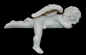 Preview: Engel auf Kante liegend (Figur 2) Höhe: 8 cm