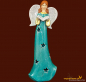 Preview: Engelfigur mit Sternenkleid türkis (Figur 2) Höhe: 29,5 cm