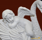 Preview: Engel auf Schwan (Figur 3) Höhe: 9,5 cm