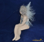 Preview: Engelfrau sitzend silber (Figur 2) Höhe: 22 cm