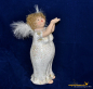 Preview: Engel-Madame in weiss-goldenem Kleid Höhe: 32 cm