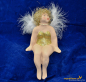 Preview: Engelfrau sitzend gold (Figur 1) Höhe: 22 cm