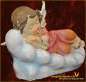 Preview: Engel schlafend auf Wolke (Figur 1) Höhe: 10 cm