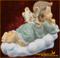 Preview: Engel schlafend auf Wolke (Figur 2) Höhe: 10 cm