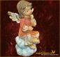 Preview: Engel auf Wolke sitzend (Figur 1) Höhe: 13 cm